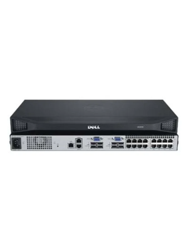 Bild von Dell DAV2216-G01 16-port analog, upgradeable to digital KVM, KVM Switch, Silber