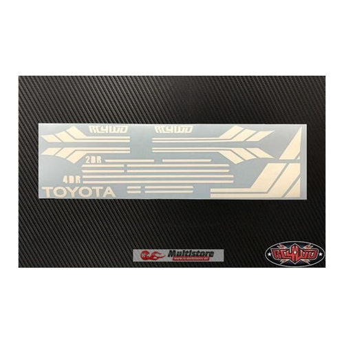 Bild von RC4WD Clean Stripes für Mojave II: Dekorative Klebefolien in Weiß