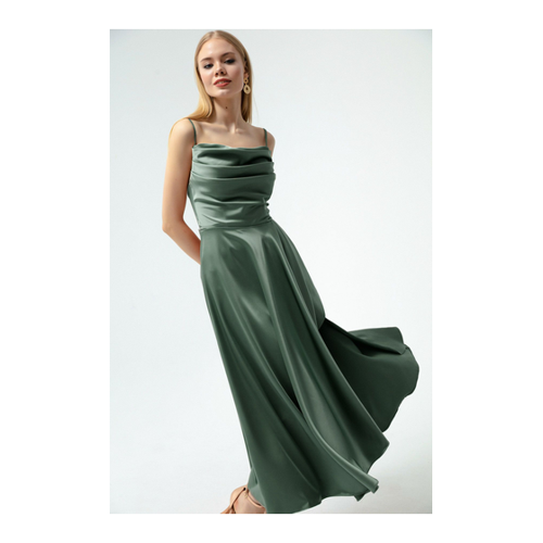 Bild von Elegantes Türkises Midi-Abendkleid von Lafaba