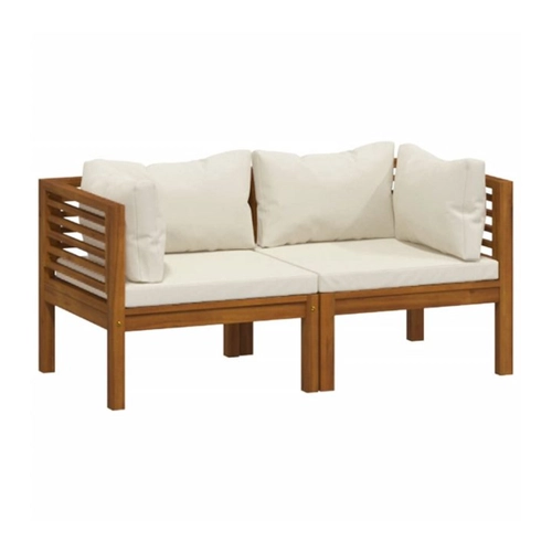 Bild von Gemütliches DOTMALL Gartenbank 2-Sitzer-Gartensofa mit Kissen