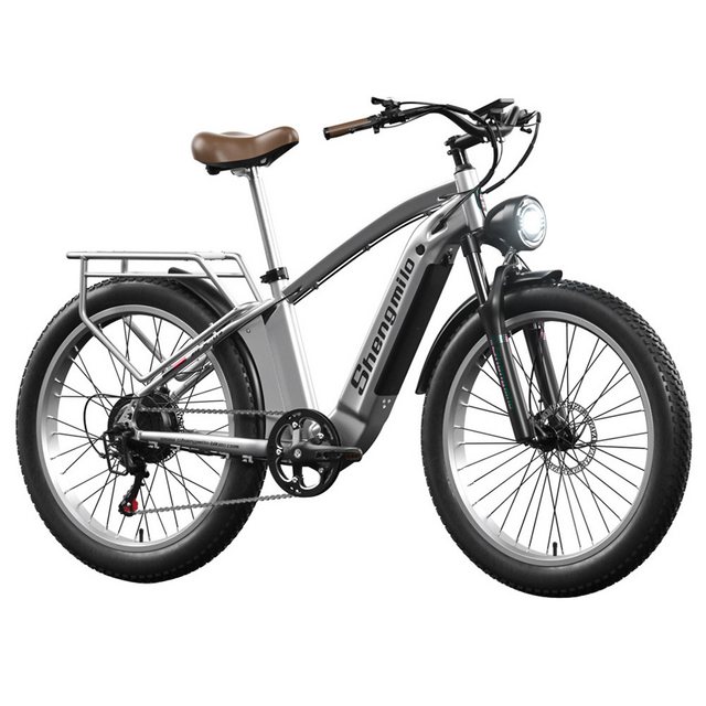 Bild von DOTMALL E-Bike Shengmilo MX04 26*3,0 Zoll Elektromoped Fahrrad 48V 15Ah LG Batterie