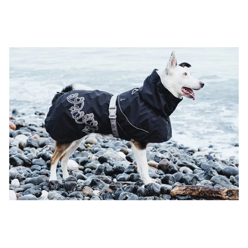 Bild von Hurtta Drizzle Regenjacke für Hunde – Wasserdichter Hundemantel mit Reflektoren