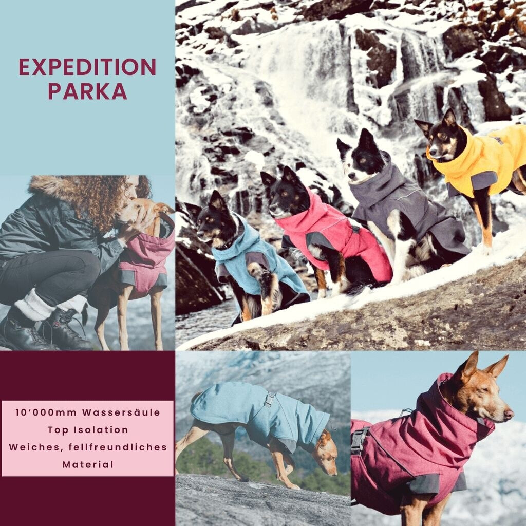 Bild von Hurtta Expedition Parka Winter Coat for dogs Blackberry 65 cm
