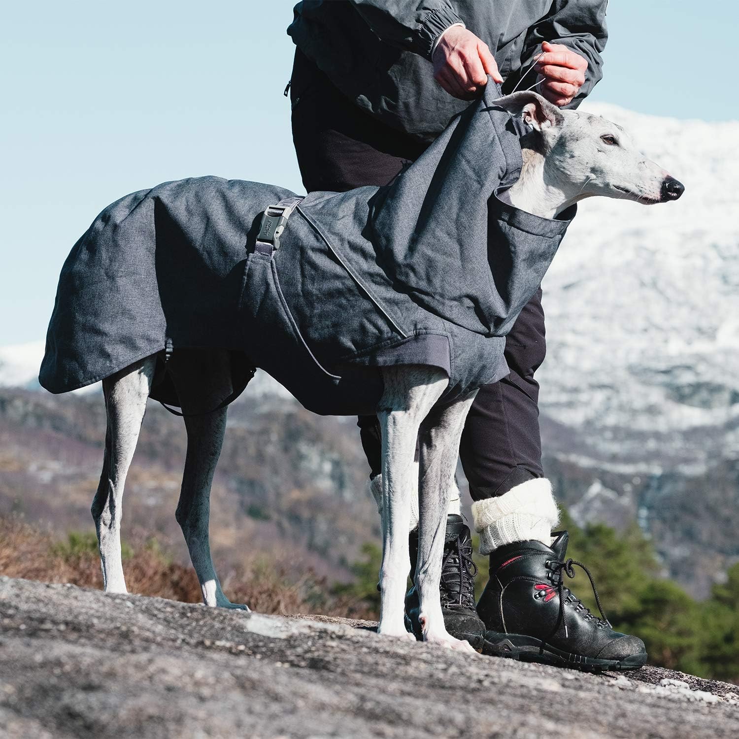 Bild von HURTTA Hundemantel Expedition Wintermantel blau