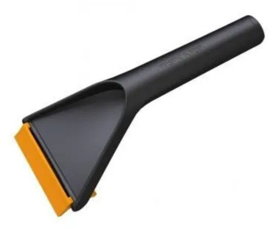 Bild von Fiskars Auto-Eiskratzer, Beidseitig nutzbar, Länge: 21,5 cm, Kunststoff, Schwarz/Orange, Solid, 1019354