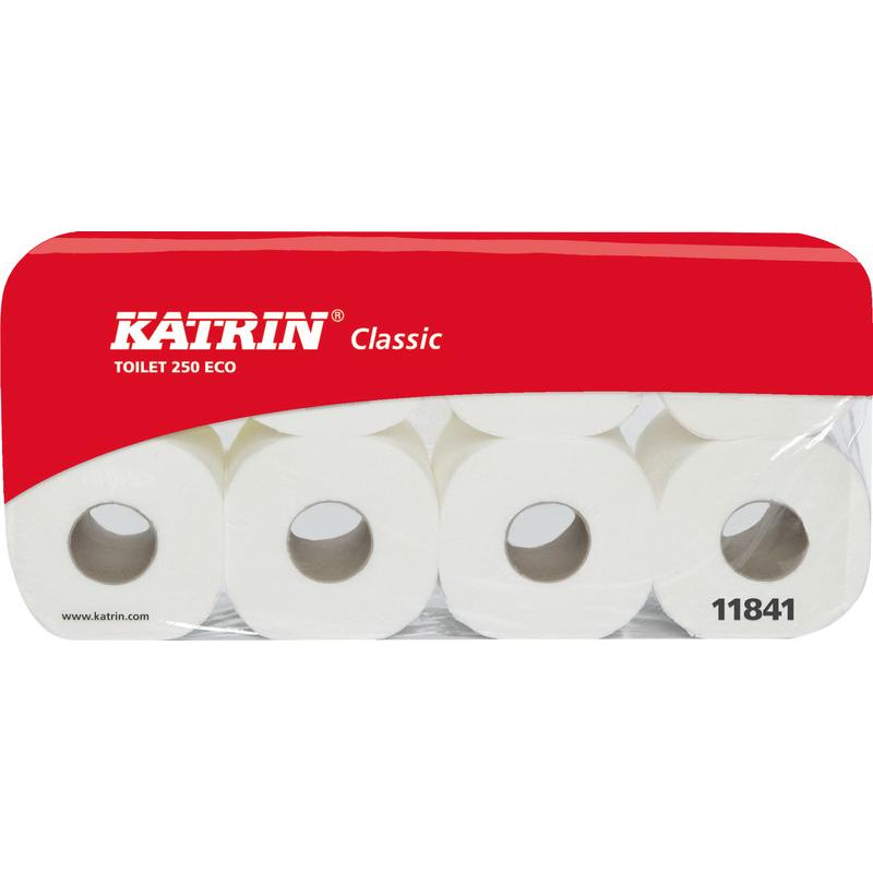 Bild von Toilettenpapier Classic Eco - 3-lagig, weiß, 8 Rollen à 250 Blatt