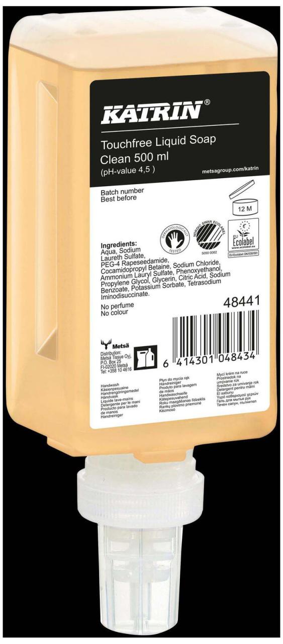 Bild von Katrin, Handseife, Seifenkartusche Touchfree (Flüssigseife, 500 ml)