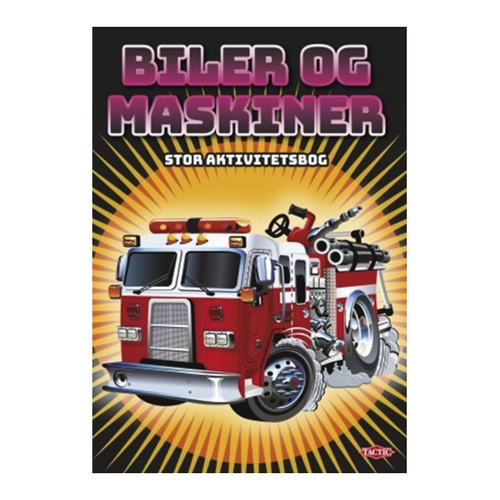 Bild von Tactic Biler og maskiner – große Aktivitätsbuch für kreative Stunden