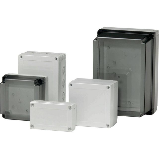 Bild von Fibox PCM 125/125 T 6016910 Universal-Gehaeuse 130 x 130 x 125 Polycarbonat Lichtgrau (RAL 7035) 1St