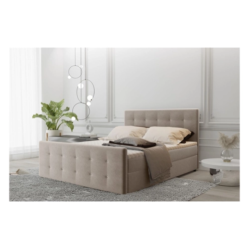 Bild von Fun Möbel Boxbett MAURO - Stilvolles Schlafzimmerbett mit Stauraum
