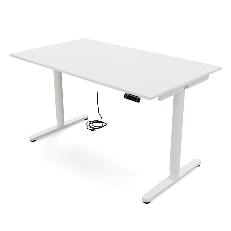 Bild von Yaasa elektrisch höhenverstellbarer Schreibtisch Desk Essential 140x80cm - Weiss