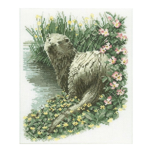 Bild von Heritage Crafts Kreativset Kreuzstich "Otter (L)"