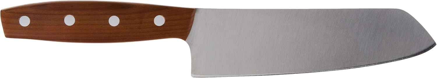 Bild von Fiskars Schälmesser, Gerade Klinge, Gesamtlänge: 18 cm, Qualitätsstahl/Holz, Braun, Norr, 1016475