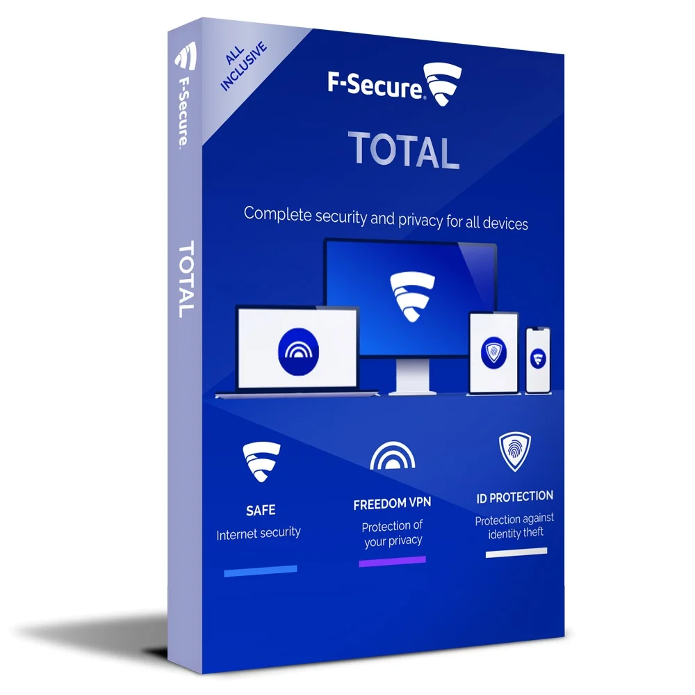 Bild von F-Secure Total Security & VPN 2024 (Dispositivo/i: 1 Dispositivo / Anno/i: 1 Anno)