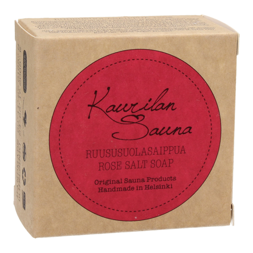 Bild von Kaurilan Sauna Rose Salt Soap - Karton