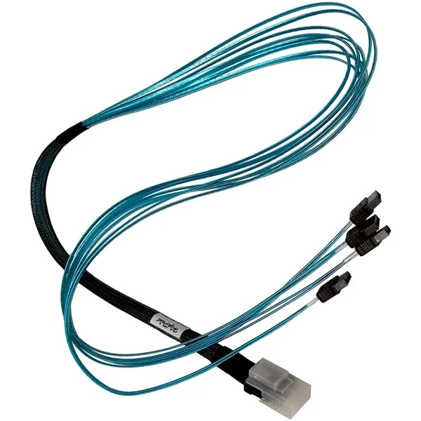 Bild von Adapterkabel 1x MiniSAS SFF-8087 > 4x SATA