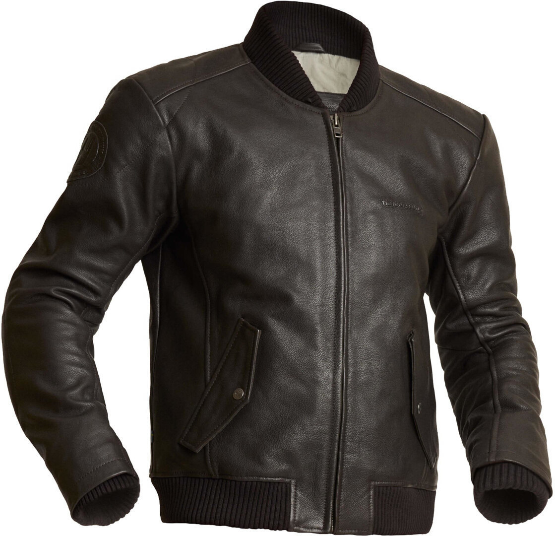 Bild von Halvarssons Torsby Motorrad Lederjacke, braun, Größe 50 für Männer