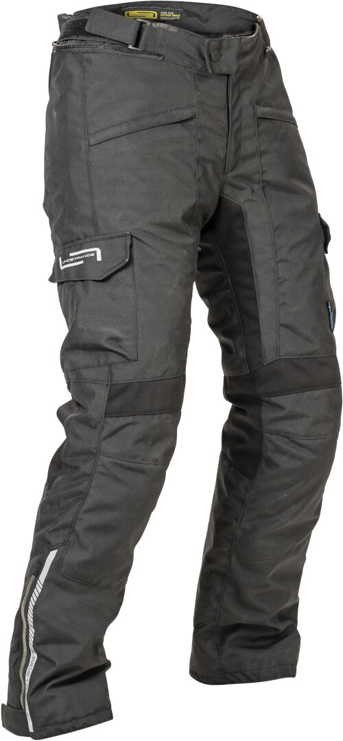 Bild von Lindstrands Borgvik wasserdichte Motorrad Textilhose, schwarz, Größe 56 für Männer