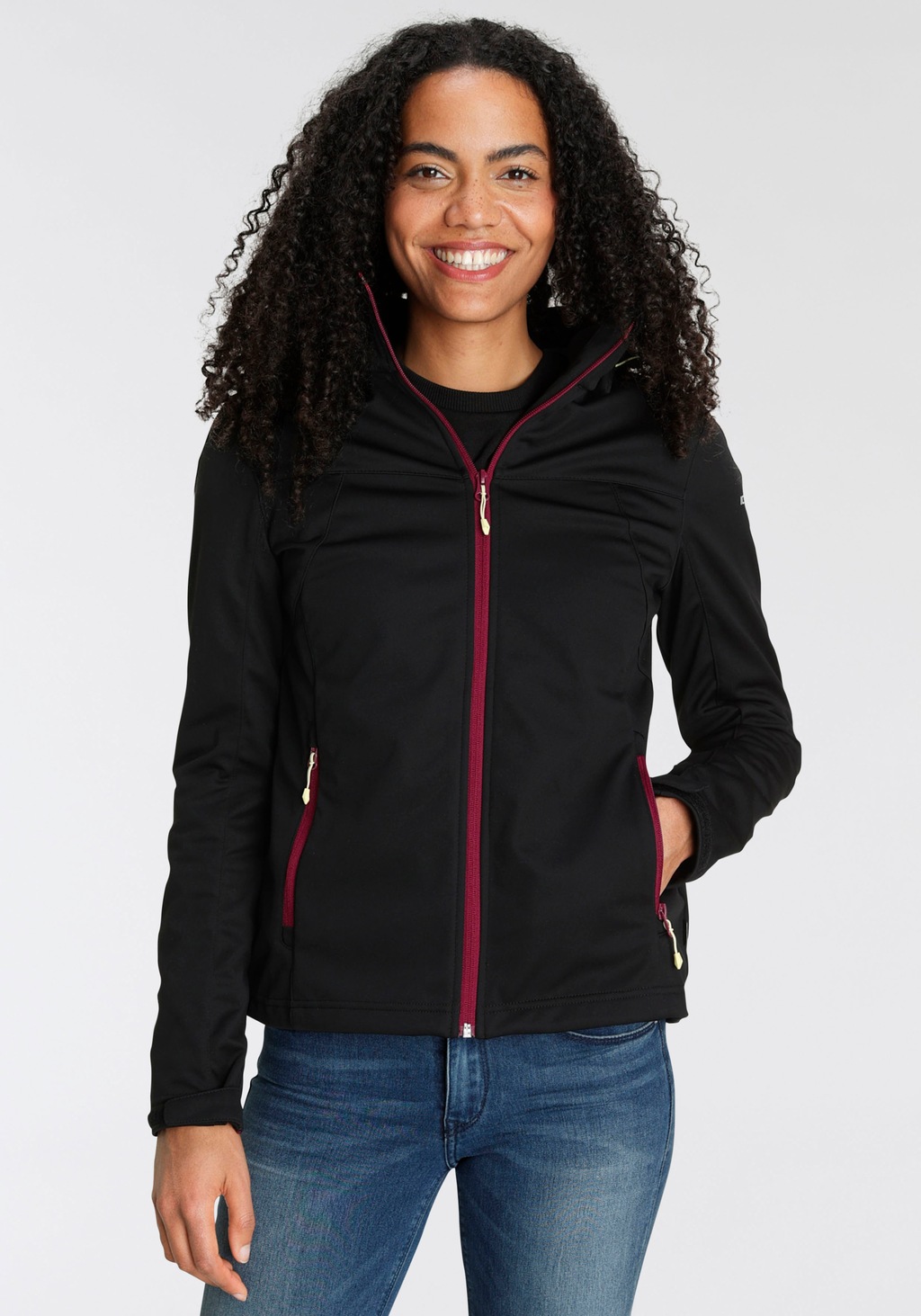 Bild von Icepeak Softshelljacke "D SOFTSHELLJACKE BOISE", (1 St.), mit Kapuze, Wasserdicht & Winddicht