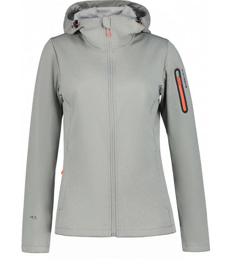 Bild von ICEPEAK Damen Jacke Funktionsjacke Outdoorjacke Softshelljacke Bridgewater, Farbe:Grau, Artikel:-810 light grey, Größe:38
