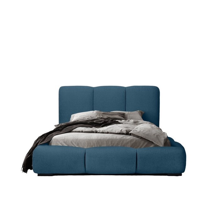 Bild von Fun Möbel Polsterbett Doppelbett Schlafzimmerbett GRACIA in Stoff (mit Lattenrost, ohne Matratze, inkl. Bettkasten)