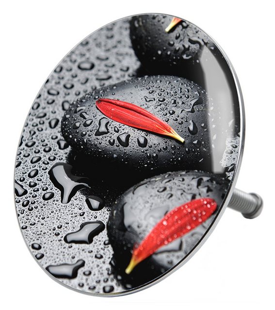 Bild von Sanilo Badewannenstöpsel Elegance, Ø 7.2 cm, hochwertig, universell, mit Motiv, 100% wasserdicht