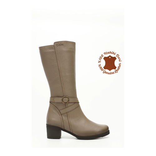 Bild von GÖNDERİ(R) Nerz Floater Stiefel – Stilvoller Komfort für Damen
