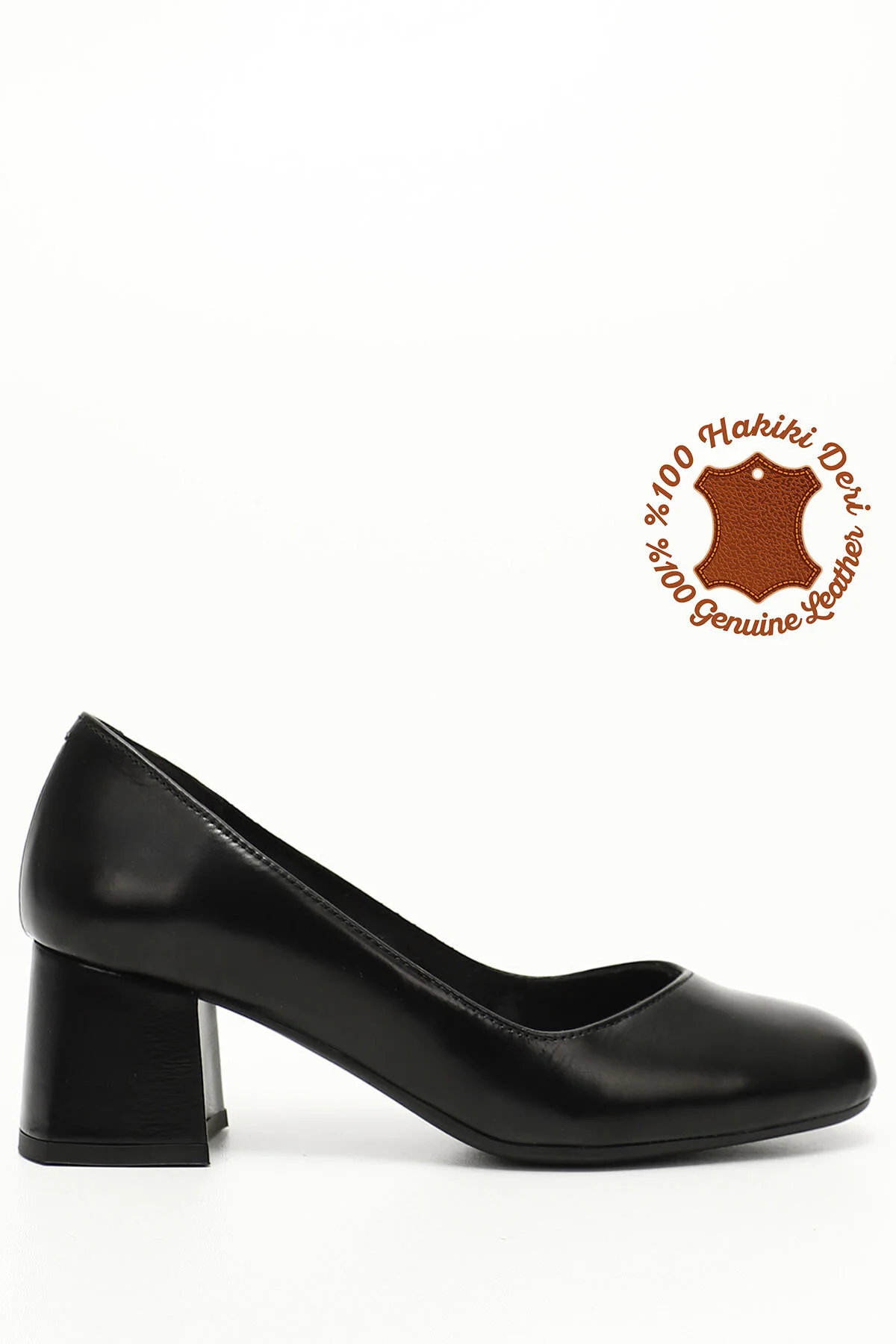 Bild von GÖNDERİ(R) High Heels Schwarz Blockabsatz für Damen - 37