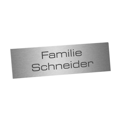 Bild von Edelstahlschild 60x20mm Typ 4 von Zalafino – Praktisch und vielseitig einsetzbar
