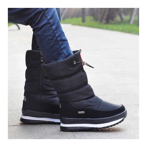 Bild von Solshine Damen Halbschaft Gefütterte Wasserdichte Schneestiefel 949 Schwarz, 40EU