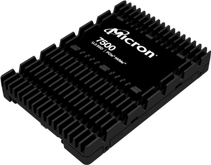 Bild von Micron 7500 PRO - SSD - Read Intensive - verschlüsselt - 1.92 TB - intern - 2.5 (6.4 cm) - U.3 PCIe 4.0 (NVMe) - 256-Bit-AES, 3072-Bit-RSA, FIPS 140-3 Level 2, 208-Bit-RSA - TCG Opal Encryption 2.01 (MTFDKCC1T9TGP-1BK1DABYYR)