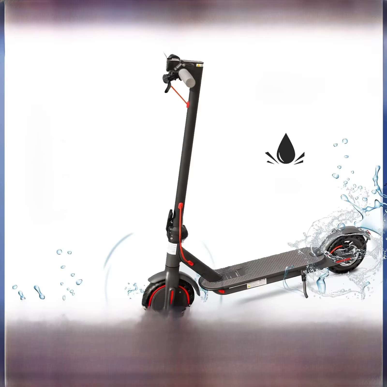 Bild von AOVOPRO ES80 350W Elektrische Roller 31KM/H 10,5 AH Erwachsene Escooter 8,5 Zoll Off Road APP Smart