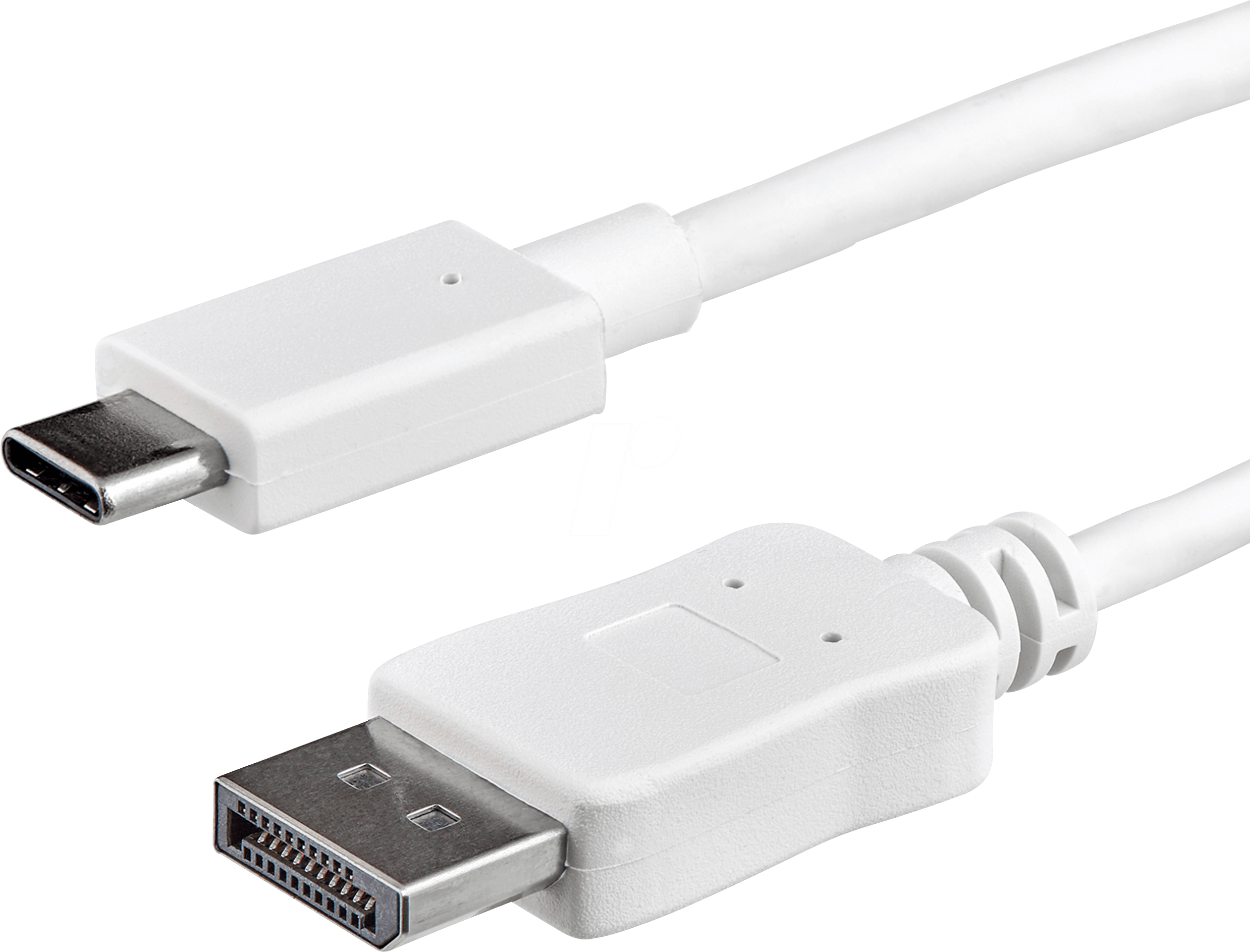 Bild von StarTech .com 1m USB C auf DisplayPort Kabel - USB C Kabel - 4K 60Hz - Weiß - USB Typ C auf DP Kabel - CDP2DPMM1MW - externer Videoadapter - STM32F072CBU6 - weiß Mit diesem USB-C-auf-DisplayPort-Kabel können Sie Ihr Thunderbolt 3- oder USB Type-C-fähiges Gerät mit nur einem Kabel an einen 4K-DisplayPort-Monitor anschließen - eine praktische Lösung ohne Kabelsalat.Atemberaubende BildqualitätMit dem USB-