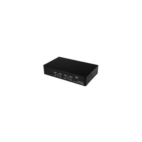 Bild von StarTech.com 4 Port USB DisplayPort KVM Switch mit Audio (SV431DPUA)