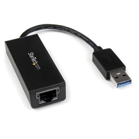 Bild von StarTech.com USB 3.0 auf Gigabit Ethernet Lan Adapter - 10/100/1000 NIC Netzwerkadapter - USB SuperSpeed auf RJ45 Stecker/Buchse - Netzwerkadapter - USB 3.0 - Gigabit Ethernet