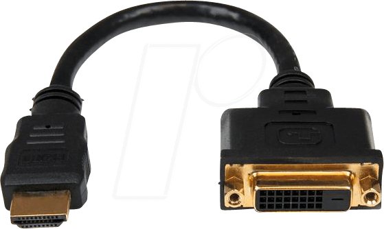 Bild von ST HDDVIMF8IN - HDMI Adapter, HDMI Stecker auf DVI 24+1 Buchse