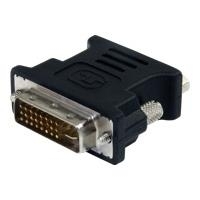 Bild von StarTech.com DVI to VGA Cable Adapter - VGA-Adapter - DVI-I (M) - HD-15 (W) - geformt, Flügelschrauben - Schwarz (Packung mit 10) (DVIVGAMFB10P)