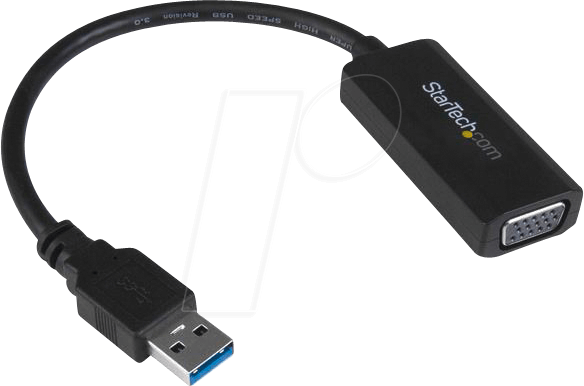 Bild von StarTech.com USB 3.0 VGA VIDEO ADAPTER USB 3.0 - VGA, 1920 x 1200px, 40 g (USB32VGAV)