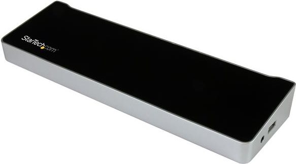 Bild von StarTech.com Triple-Video Laptop Dockingstation - Windows / macOS - Unterstützt drei Displays, 2x DisplayPort und HDMI oder 4K Ultra HD an einem Monitor - Dockingstation - USB - GigE
