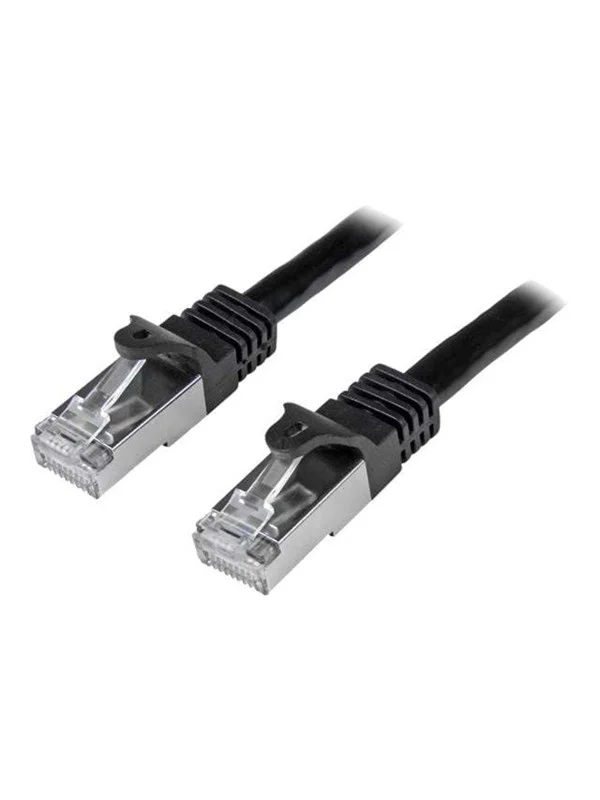 Bild von StarTech.com 2m Black Cat6 / Cat 6 Shielded (SFTP) Patch Cable 2 m - patchkabel - 2 m - sort - Schwarz - 2 meter