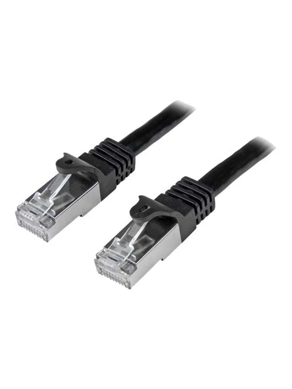 Bild von StarTech.com 3m Black Cat6 / Cat 6 Shielded (SFTP) Patch Cable 3 m - patchkabel - 3 m - sort