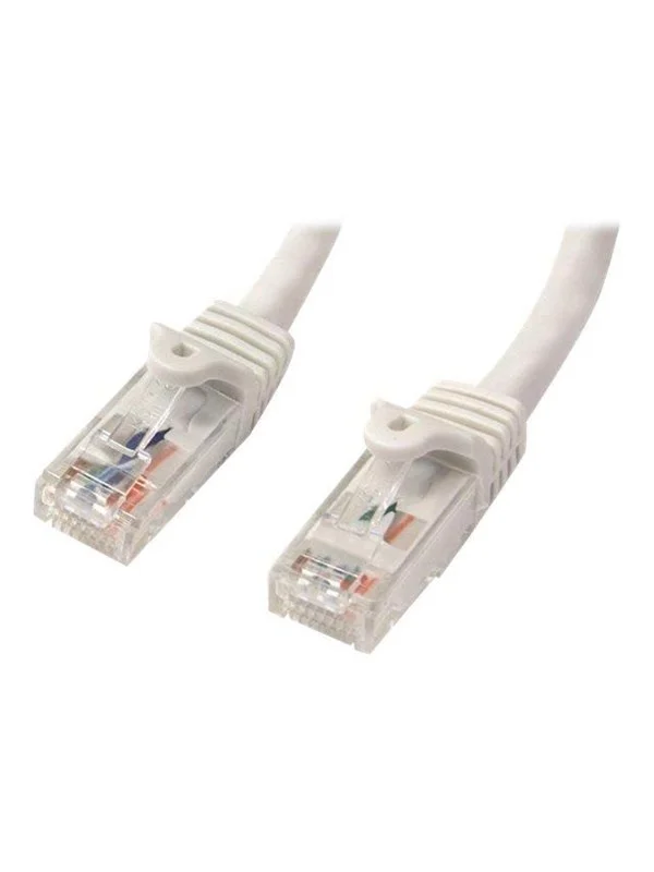 Bild von StarTech.com 7m White Cat6 / Cat 6 Snagless Patch Cable 7 m - patch cable - 7 m - white - Weiß - 7 meter