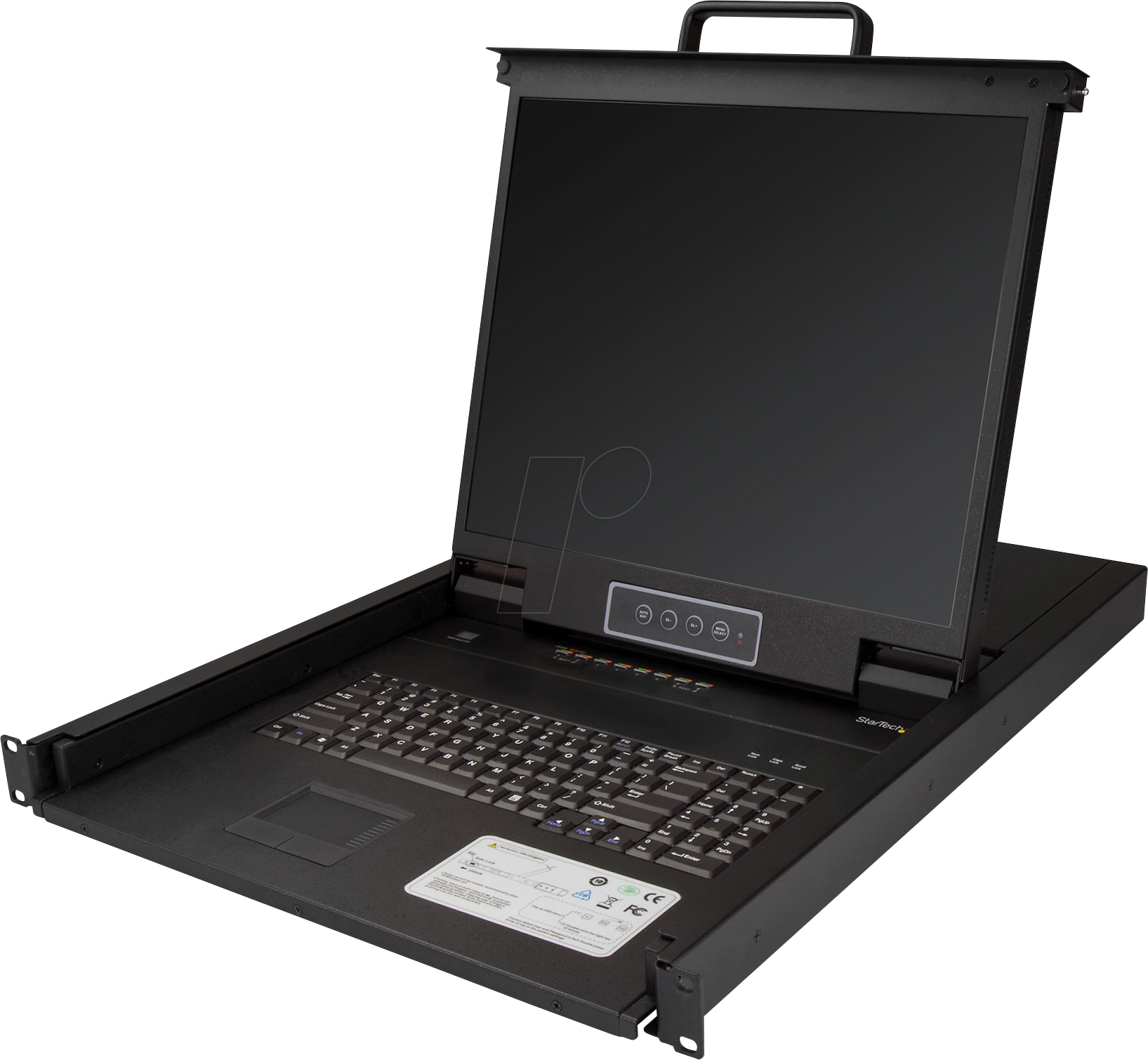 Bild von StarTech.com 8-Port Rackmount KVM Console for Server Rack - 19 in. - 1U - KVM console - 19"
