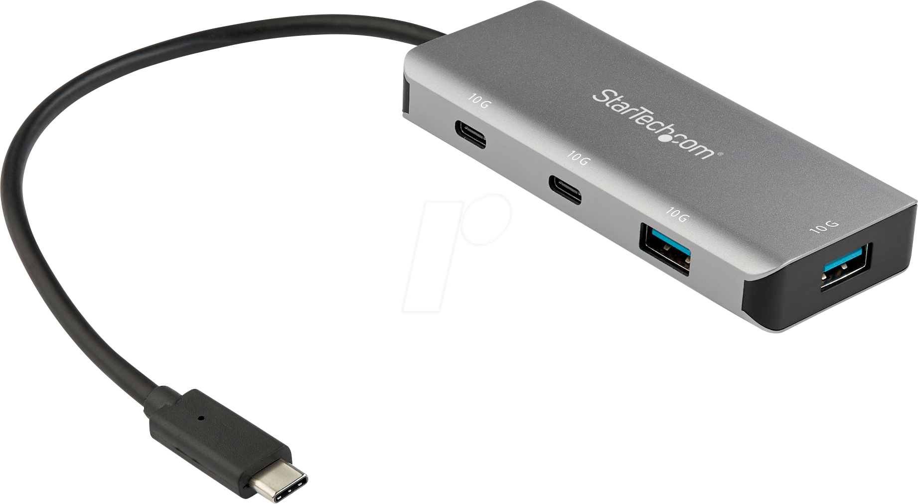 Bild von StarTech.com 4 -Port USB-C Hub (10Gbps) with 2x USB-A & 2x USB-C - hub - 4 ports USB-Hubs - 4 - Grau