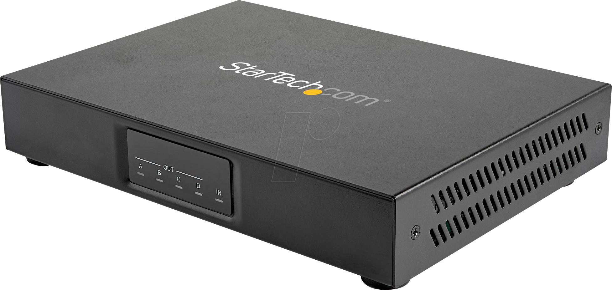 Bild von Startech ST124HDVW Videowand Controller (2x2, 4K 60Hz, HDMI 2.0, EDID, 1 In 4 Out Video Wall Verteiler, RS-232 Steuerung)