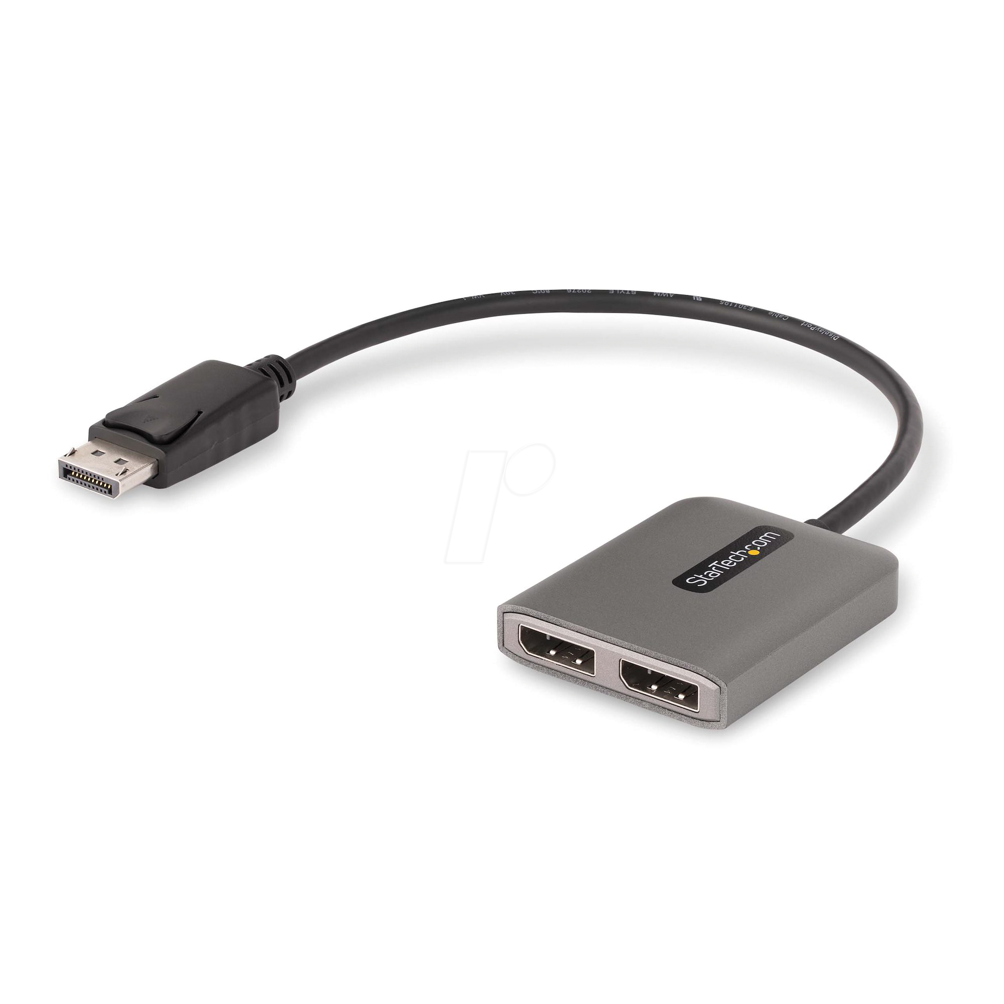 Bild von 0.30m Startech Displayport Adapterkabel Displayport Stecker auf DisplayPort Buchse Schwarz MS
