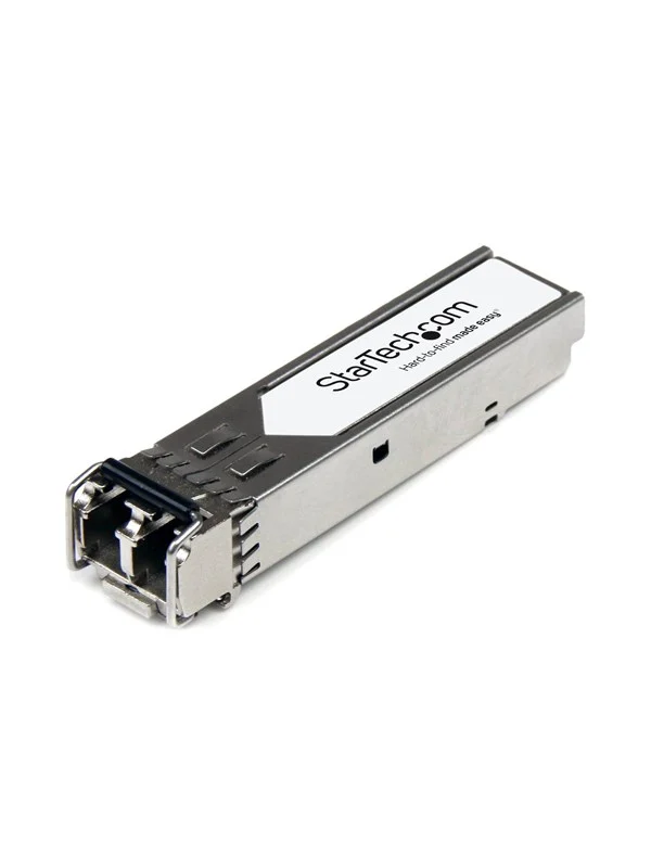 Bild von StarTech.com J9150D-ST Transceiver Modul (SFP+ Module, 10GBase-SR HP kompatibel, Glasfaser, 850nm, LC Multimode mit DDM) - SFP+-Transceiver-Modul (gleichwertig mit: HP J9150D) - 10 GigE - 10GBase-SR - LC Multi-Mode - bis zu 300 m - 850 nm - für HPE Aruba 2930F 12, 2930F 8G, 2930M 24, 2930M 40, 6300, 6405 48, 6405 96, 64XX, 72XX, 83XX