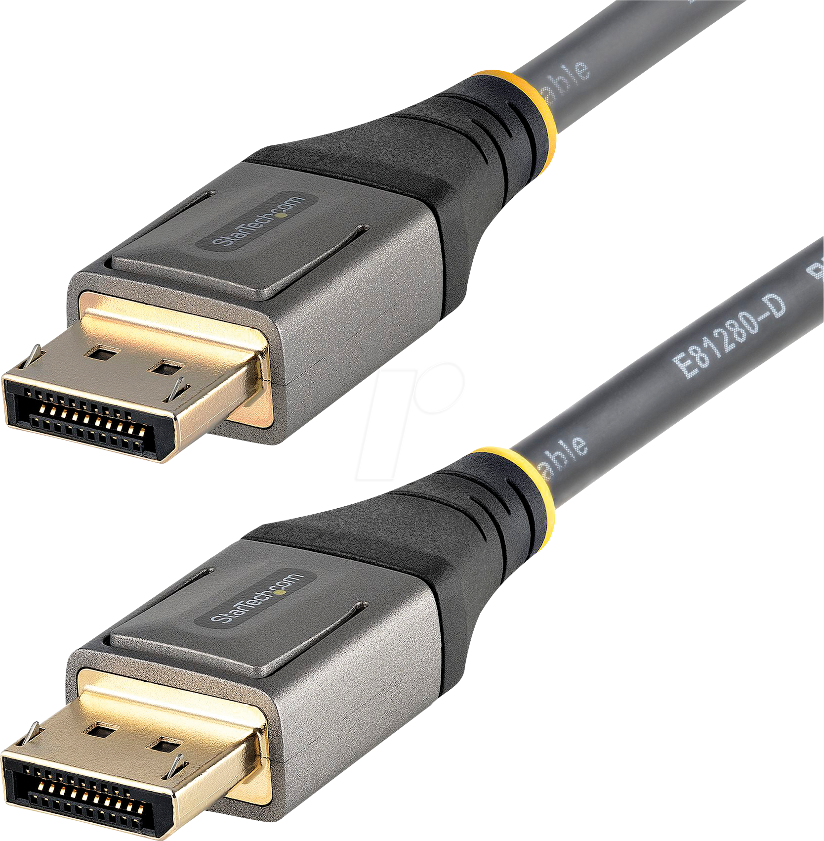 Bild von 1.00m Startech Displayport 1.4 Anschlusskabel Displayport Stecker auf Displayport Stecker Grau 8K