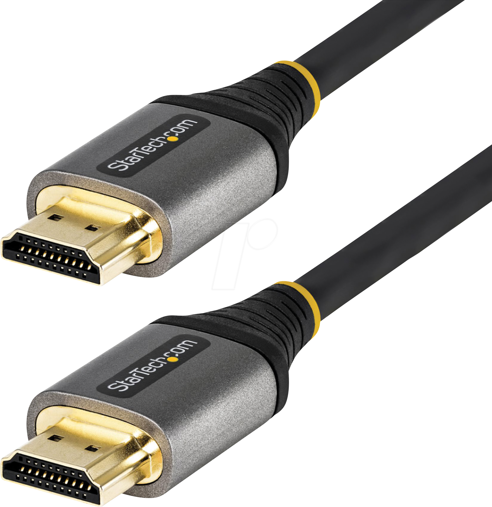 Bild von 0.50m Startech HDMI Anschlusskabel A-4 B-5 HDMI Typ A Stecker auf HDMI Typ A Stecker Schwarz 60 Hz / Ethernet / vergoldete Kontakte