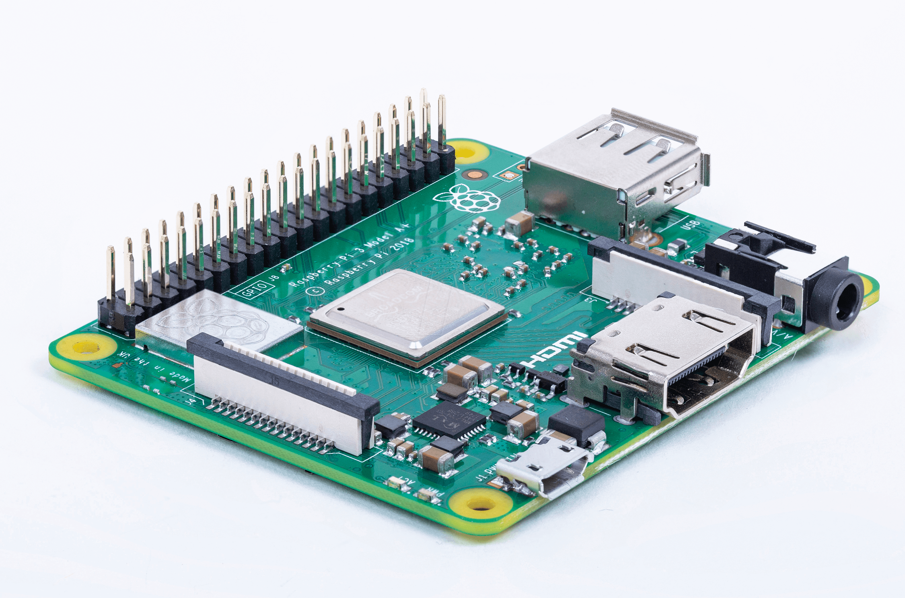 Bild von RASPBERRY PI 3A+ - Raspberry Pi 3 A+, 4x 1,4 GHz, 512 MB RAM, WLAN, BT